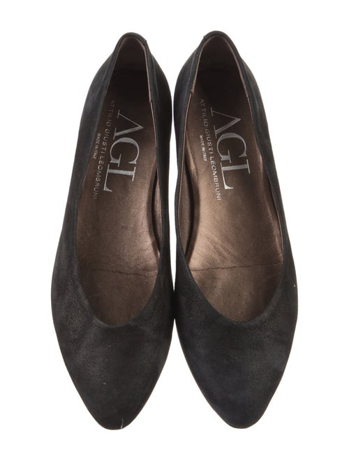 AGL Suede Glitter Accents Flats