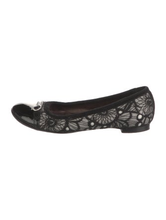 AGL Lace Lace Pattern Ballet Flats