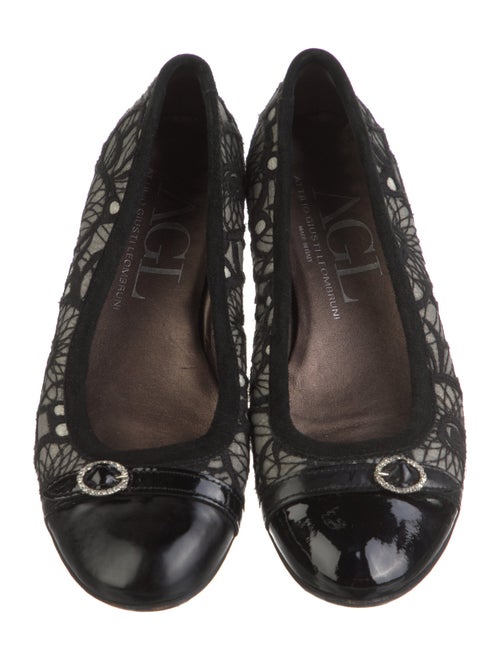 AGL Lace Lace Pattern Ballet Flats