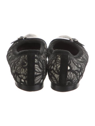 AGL Lace Lace Pattern Ballet Flats
