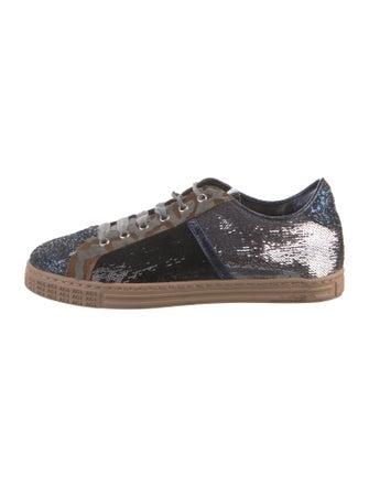 AGL Sequins Printed Sneakers