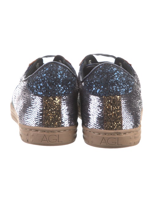 AGL Sequins Printed Sneakers