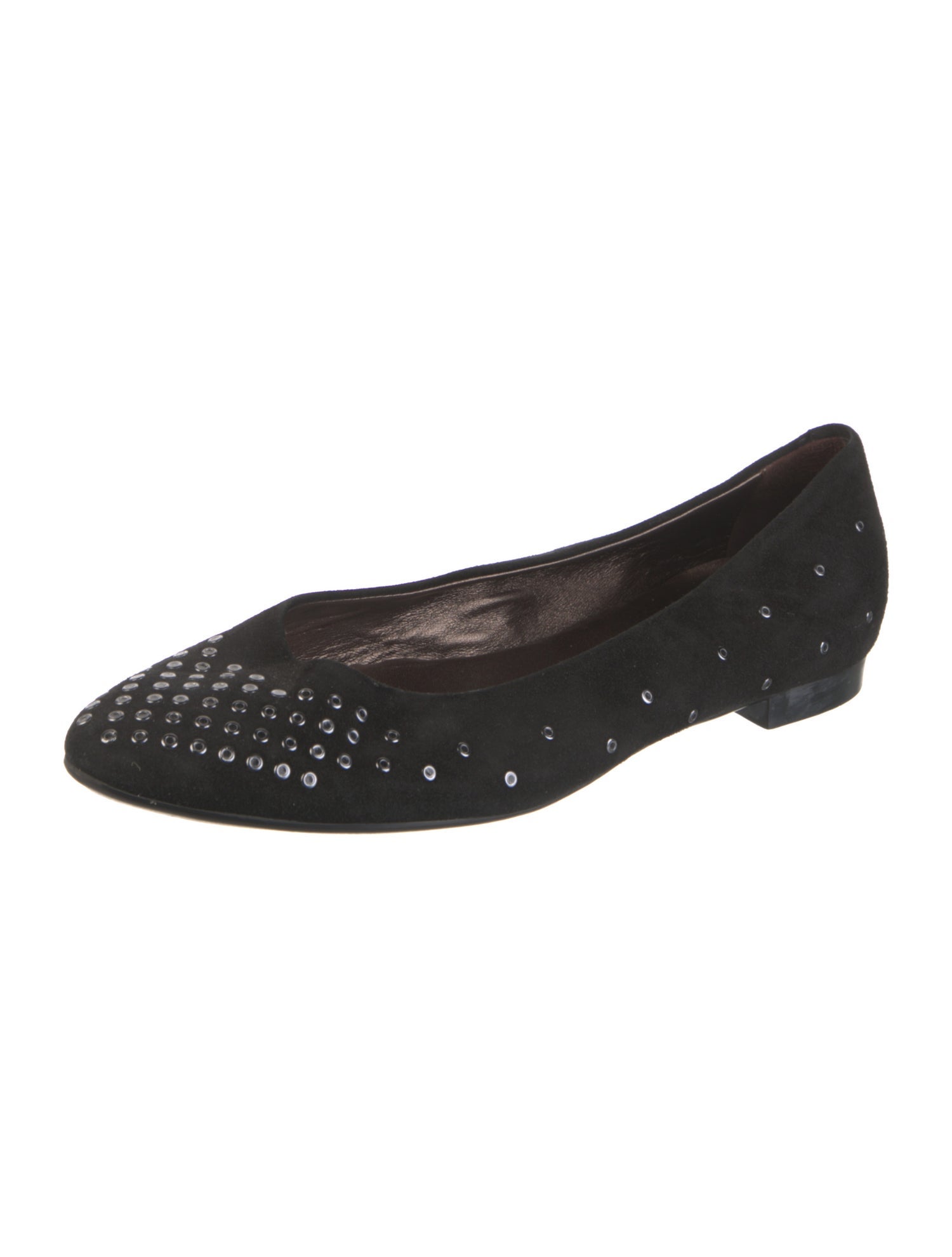 AGL Suede Studded Accents Flats