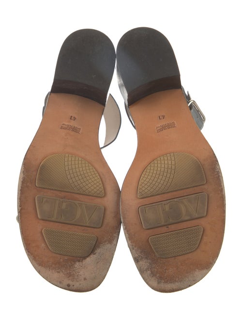 AGL Leather Colorblock Pattern Sandals