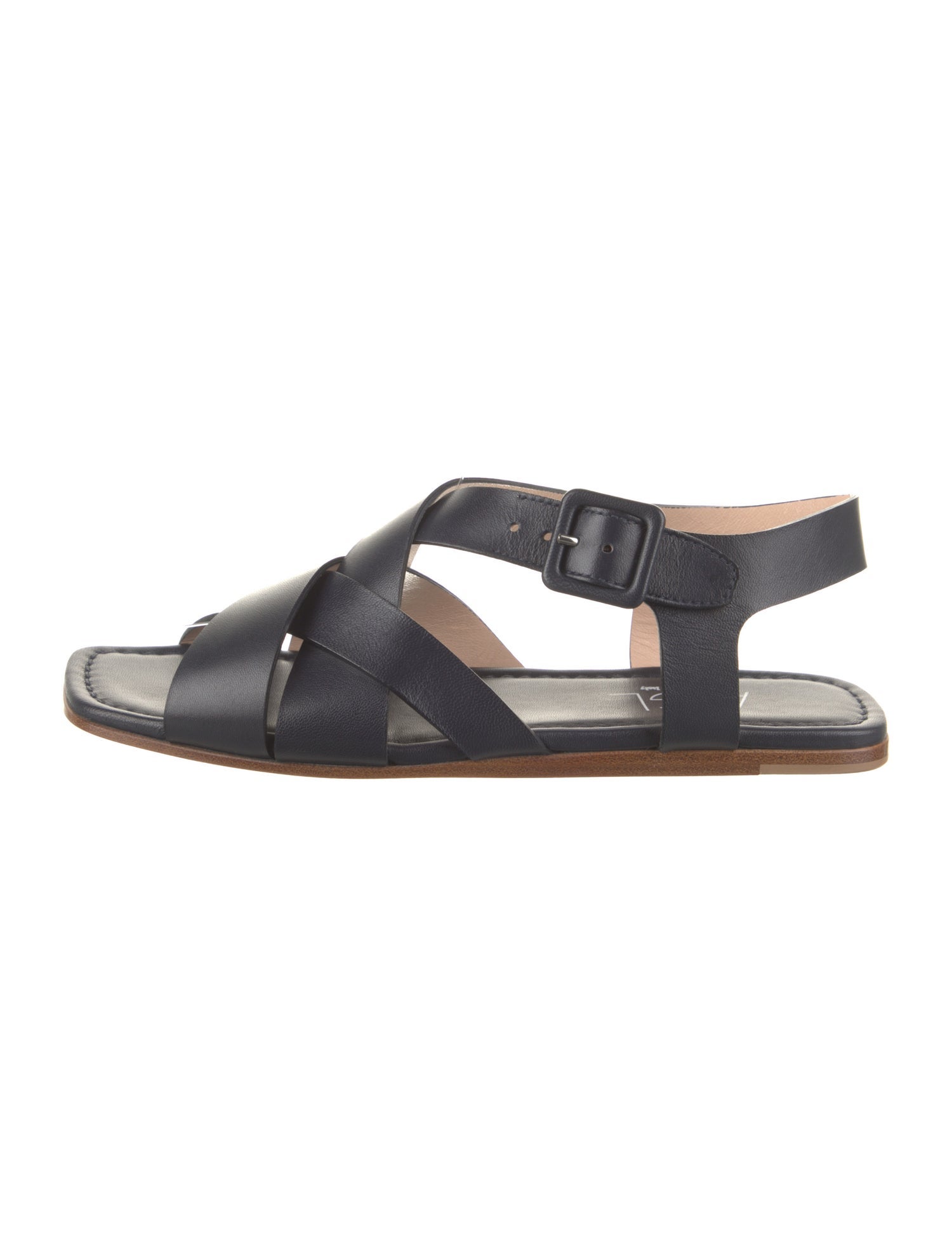 AGL Leather T-Strap Sandals