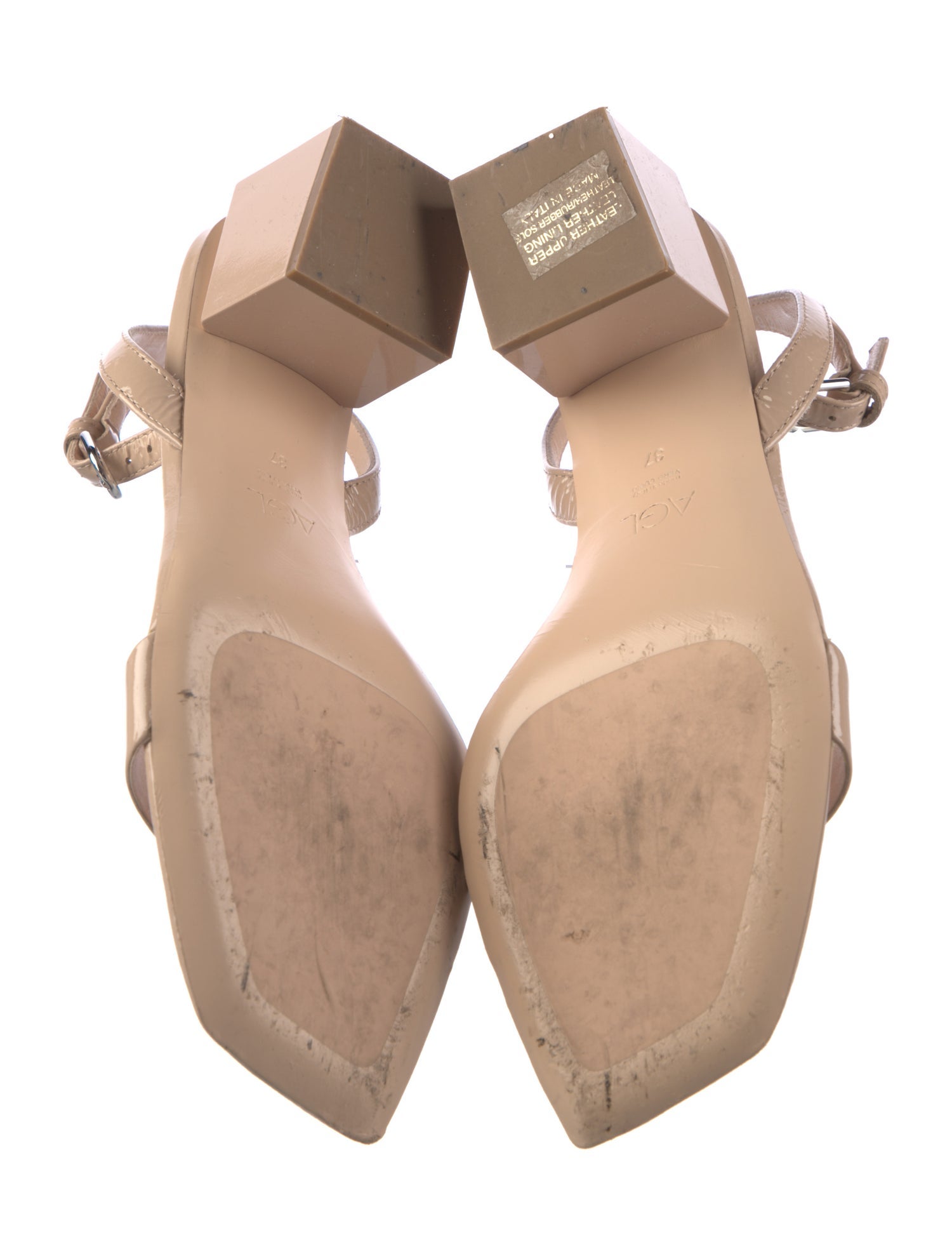 AGL Patent Leather Sandals