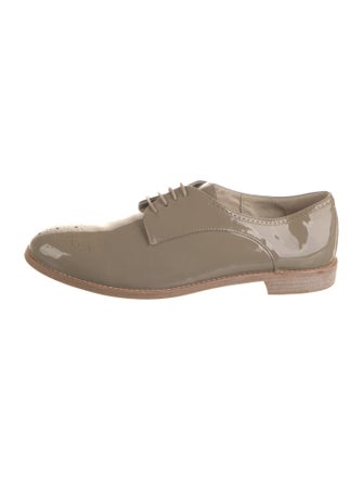 AGL Patent Leather Lasercut Accents Oxfords