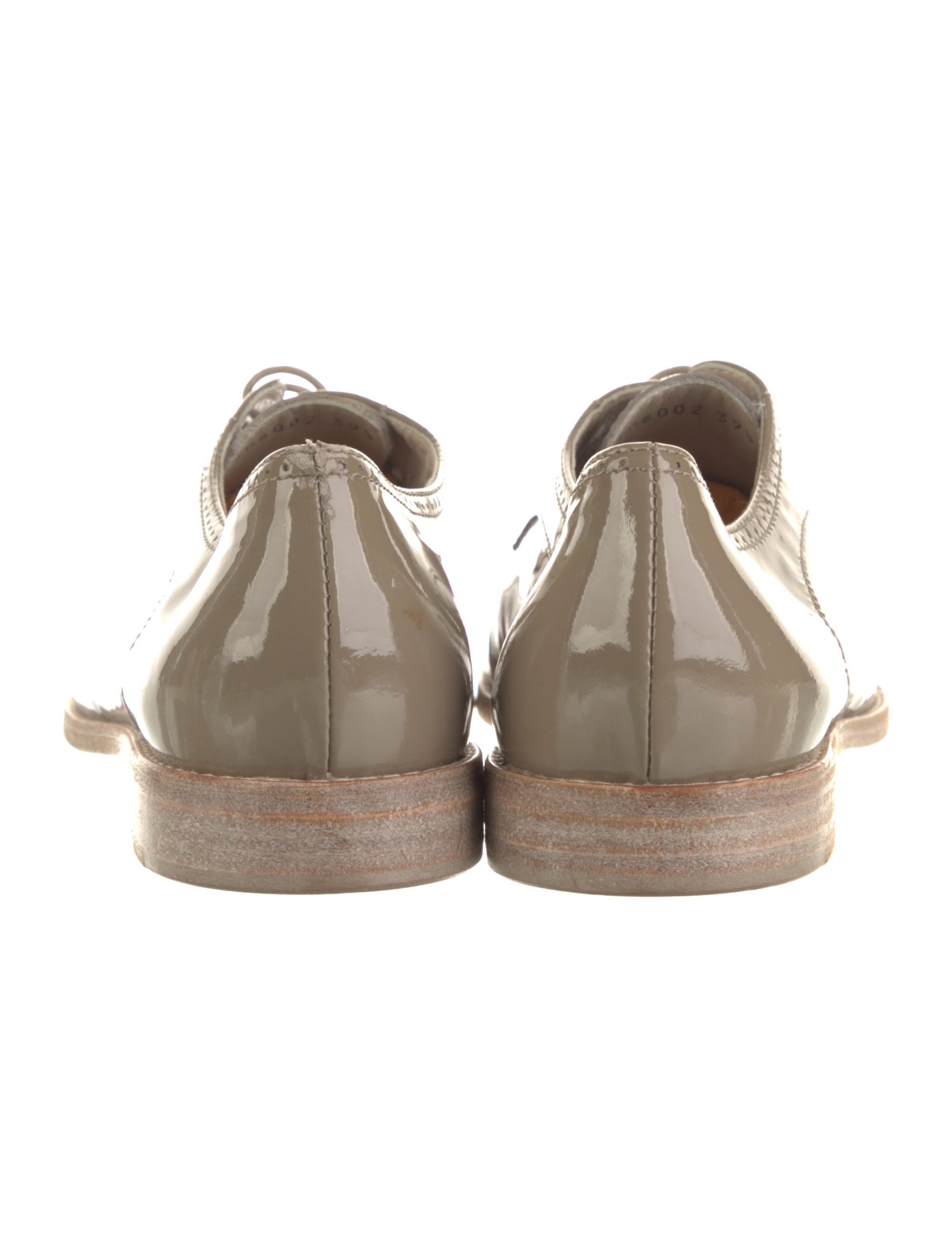 AGL Patent Leather Lasercut Accents Oxfords