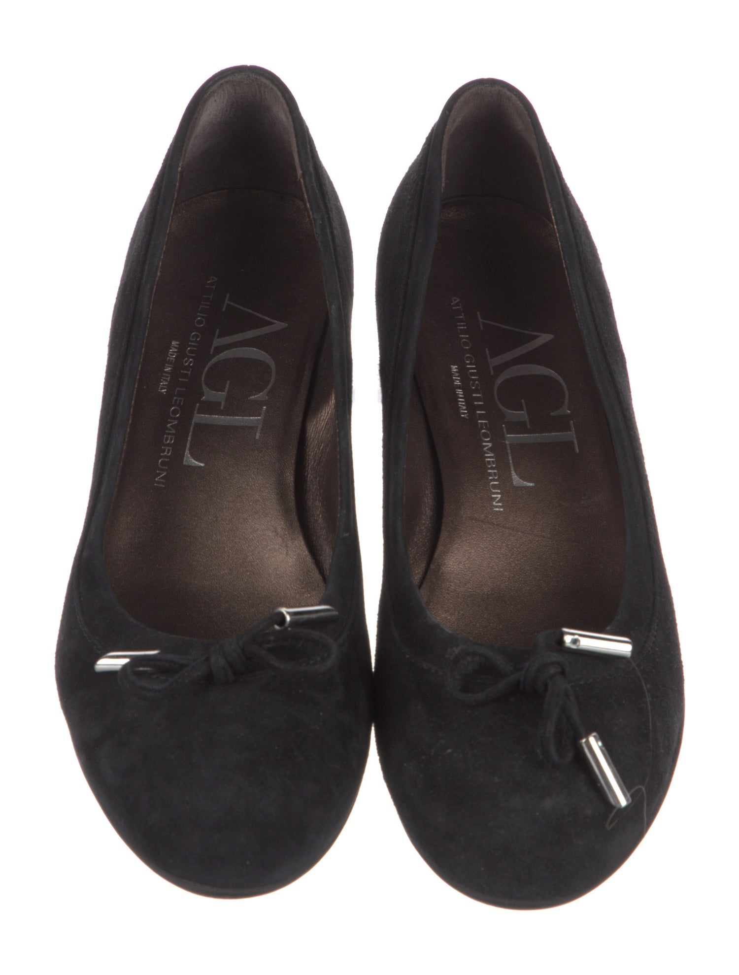 AGL Suede Bow Accents Pumps