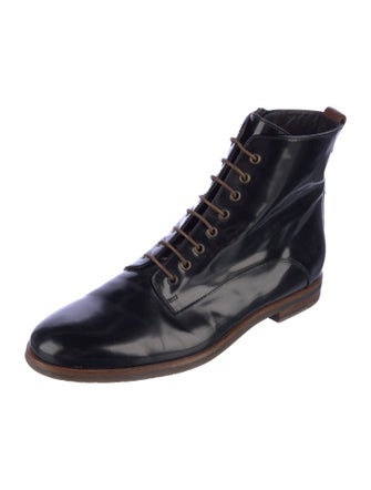 AGL Leather Lace-Up Boots
