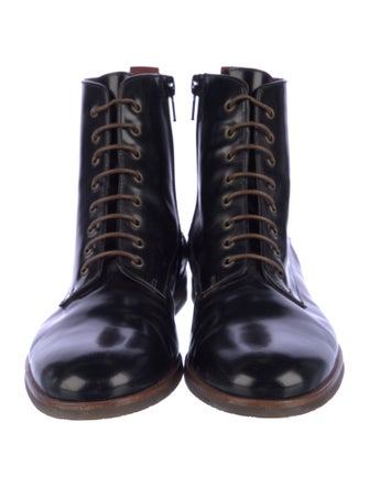 AGL Leather Lace-Up Boots