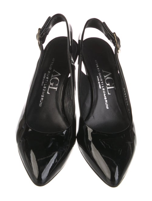 AGL Patent Leather Slingback Pumps