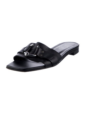 AGL Leather Slides