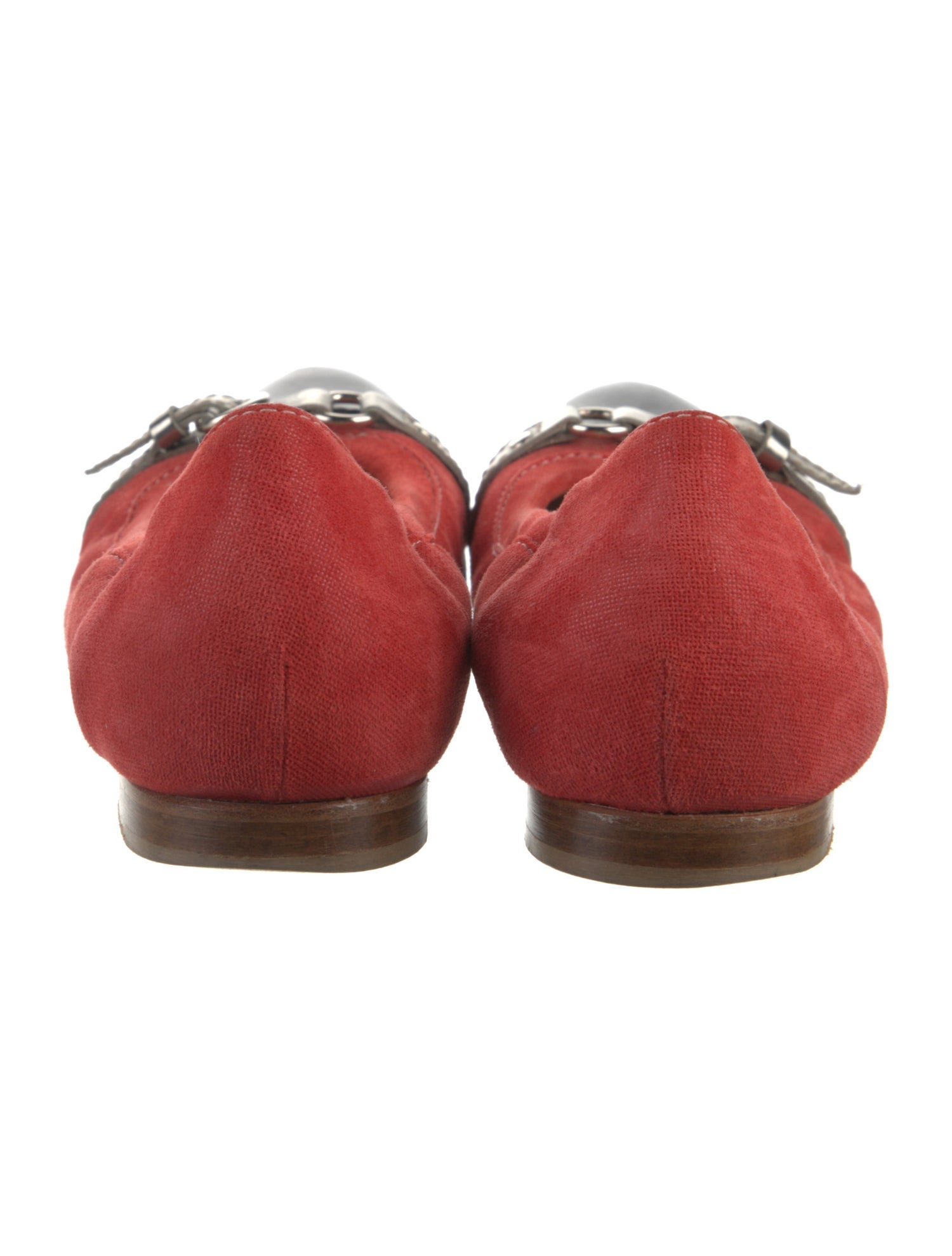 AGL Suede Colorblock Pattern Ballet Flats