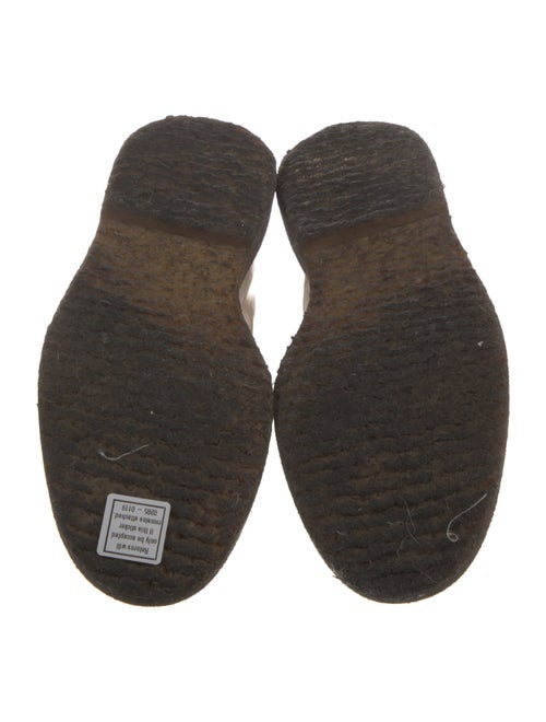 AGL Leather Fur Trim Lace-Up Boots