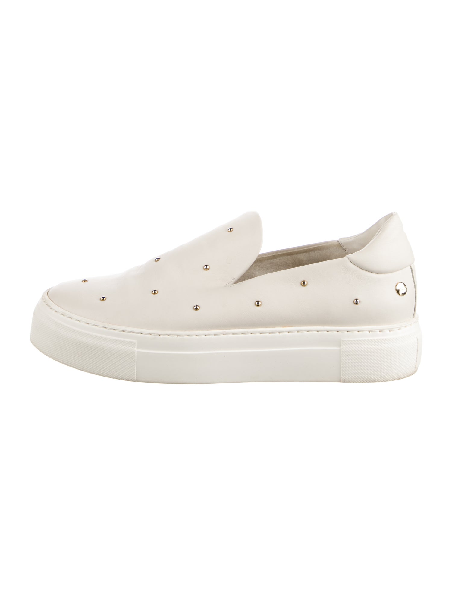 AGL Leather Studded Accents Sneakers