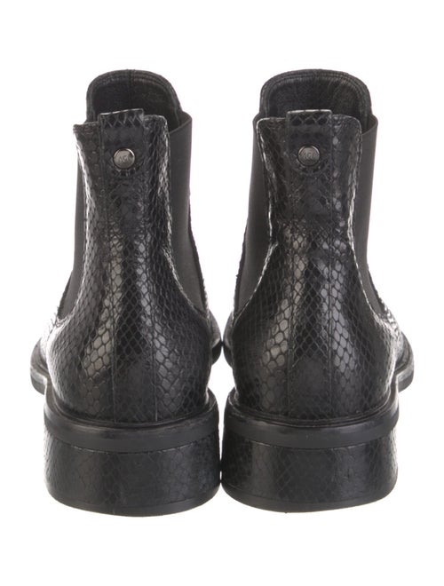 AGL Snakeskin Chelsea Boots