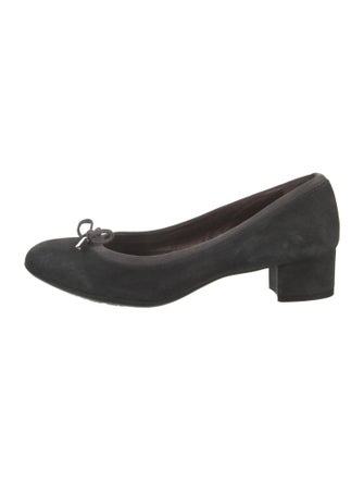 AGL Suede Bow Accents Pumps