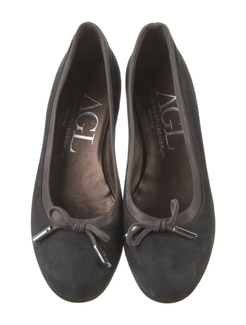 AGL Suede Bow Accents Pumps