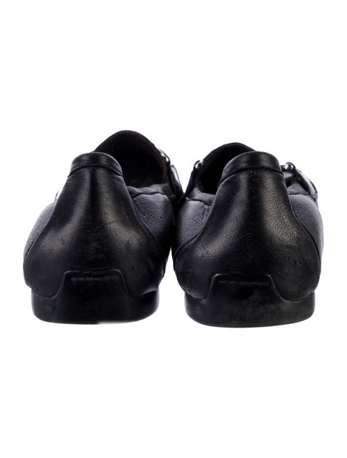 AGL Leather Whipstitch Trim Loafers