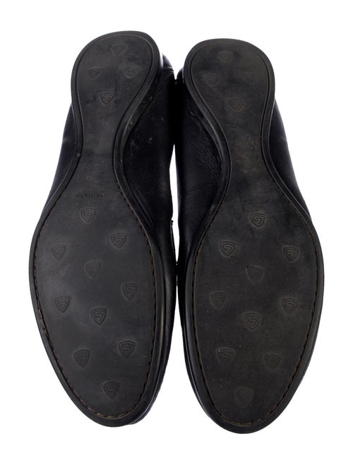 AGL Leather Whipstitch Trim Loafers