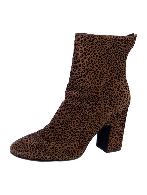 AGL Suede Animal Print Boots