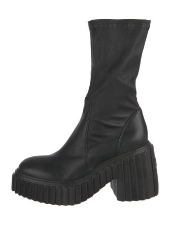 AGL Leather Sock Boots