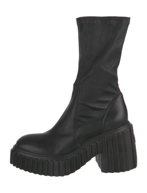 AGL Leather Sock Boots