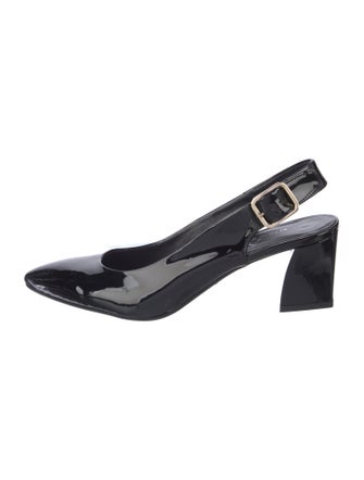 AGL Patent Leather Slingback Pumps