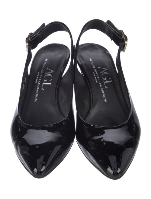 AGL Patent Leather Slingback Pumps