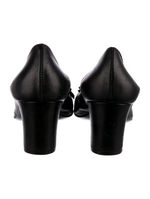 AGL Leather Bow Accents Pumps