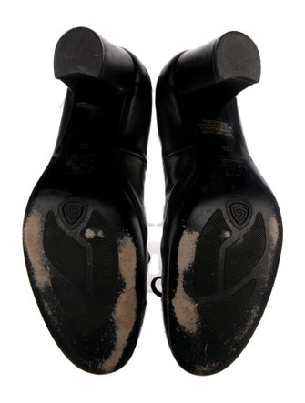 AGL Leather Bow Accents Pumps