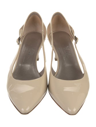 AGL Patent Leather Slingback Pumps