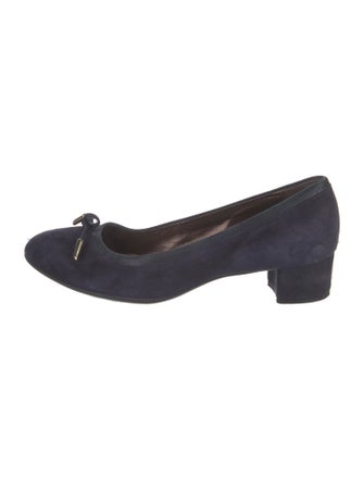 AGL Suede Bow Accents Pumps