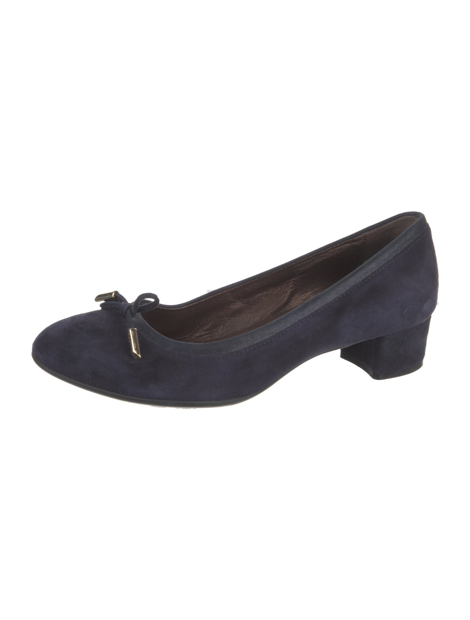 AGL Suede Bow Accents Pumps