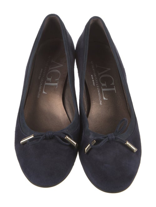 AGL Suede Bow Accents Pumps