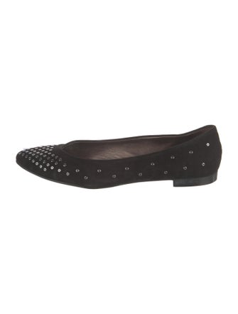 AGL Suede Studded Accents Flats