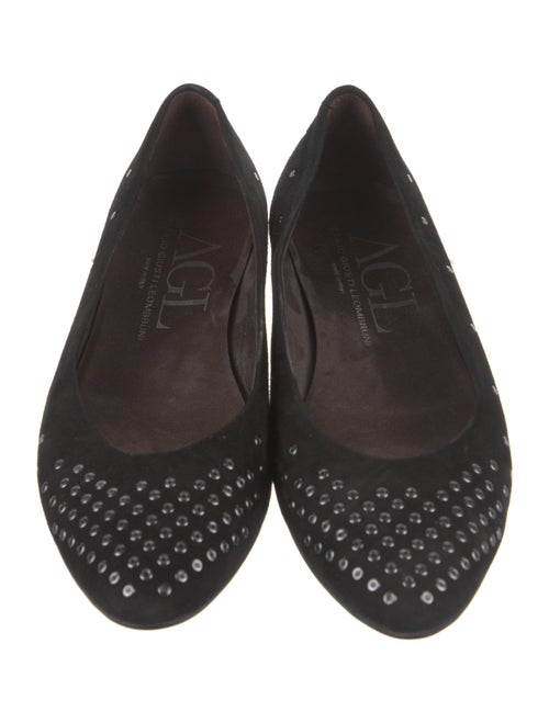 AGL Suede Studded Accents Flats