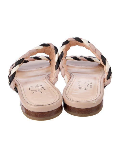 AGL Leather Printed Mules