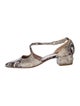 AGL Snakeskin Animal Print D'Orsay Pumps
