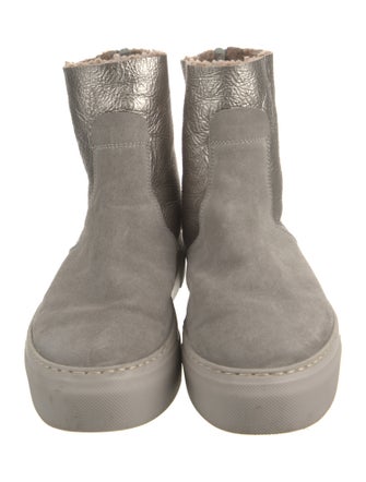 AGL Suede Wedge Sneakers