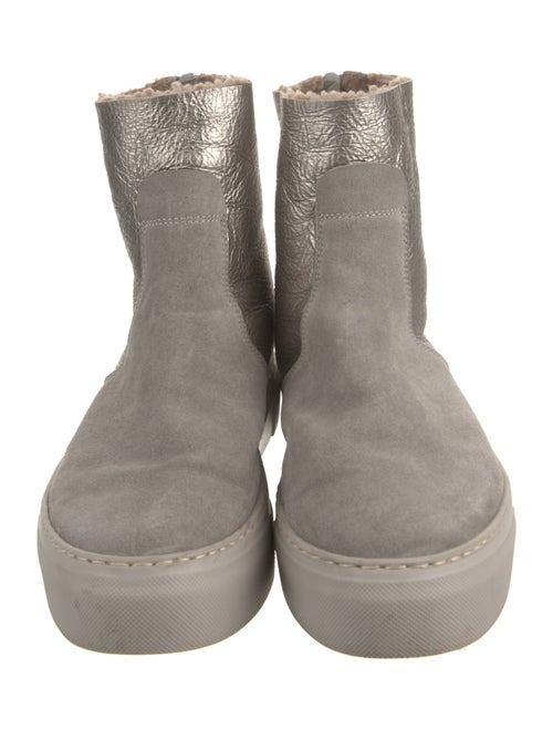 AGL Suede Wedge Sneakers