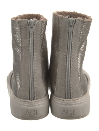 AGL Suede Wedge Sneakers