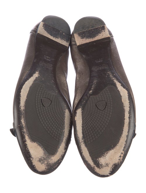 AGL Leather Colorblock Pattern Ballet Flats