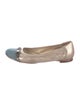 AGL Leather Colorblock Pattern Ballet Flats