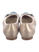 AGL Leather Colorblock Pattern Ballet Flats