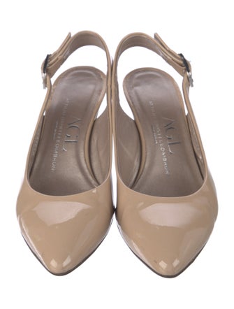 AGL Patent Leather Slingback Pumps