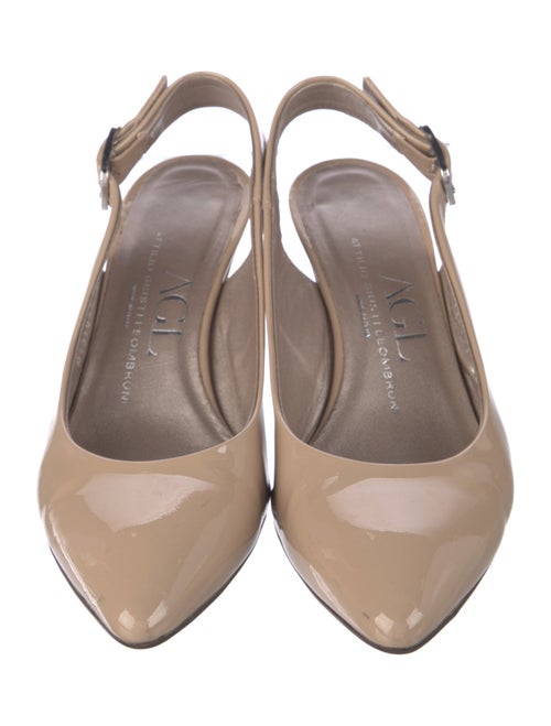 AGL Patent Leather Slingback Pumps