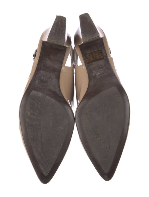 AGL Patent Leather Slingback Pumps