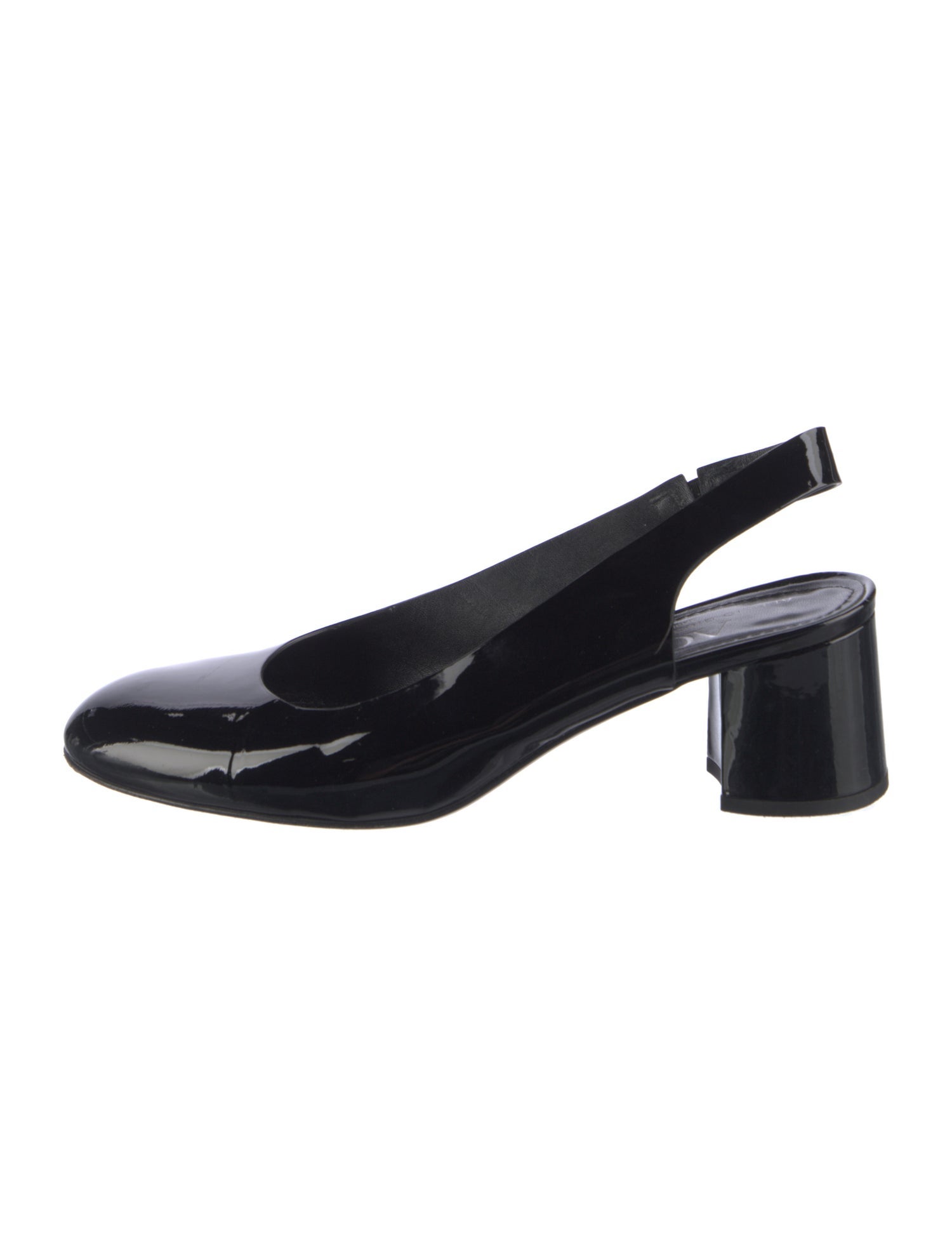 AGL Patent Leather Slingback Pumps
